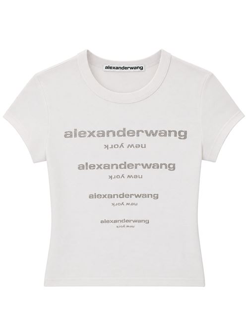 T-shirt crystal ALEXANDER WANG | 1CC3261363100